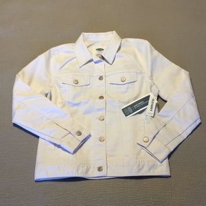 Old Navy White Denim Jacket